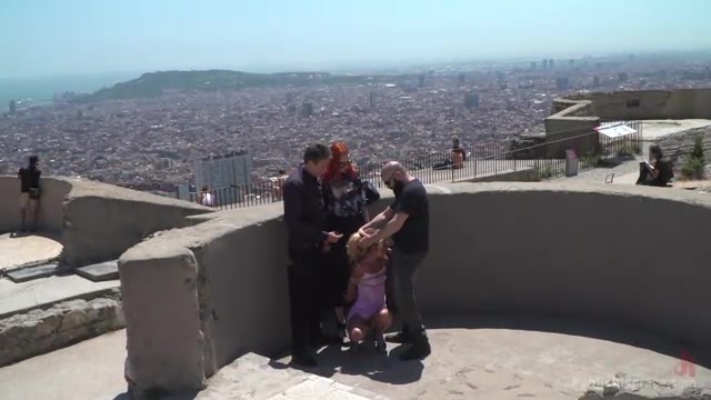 Petite Shy Latina Gabriela Flores' First Public Fucking